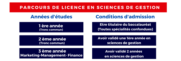 Licence en sciences de gestion